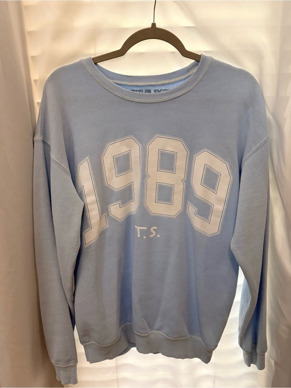 Taylor Swift Light Blue '1989' Crewneck Sweatshirt